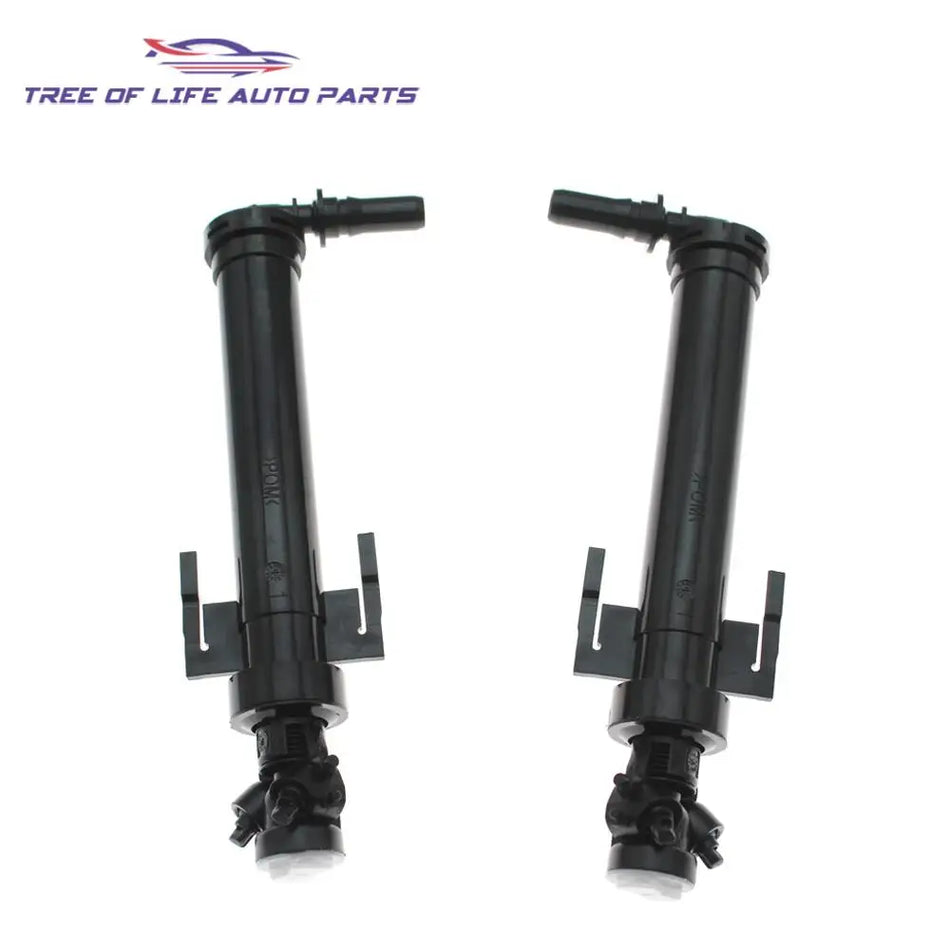 Front Headlight Washer Nozzle for BMW F22 F30 F31 F33 F34 F36 M2 M3 M4 Black Direct Replacement Pair