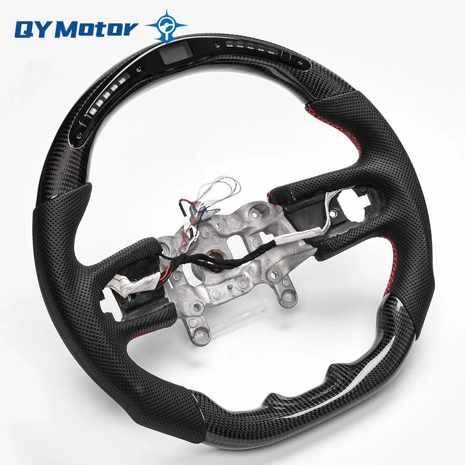 Podgrzewana Kierownica Jeep Wrangler JL z Perforowaną Skórą Węglową