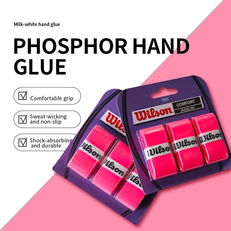 W Tennis Overgrip Fascia Antiscivolo per Sudore Badminton 3 Pezzi