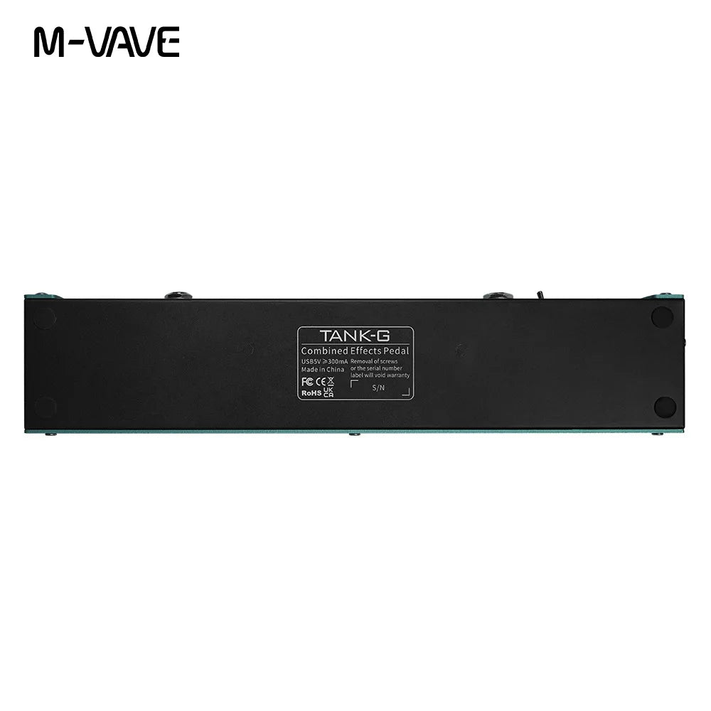 M-VAVE Tank-G Guitar Multi-Effects Pedal &ndash; Rechargeable