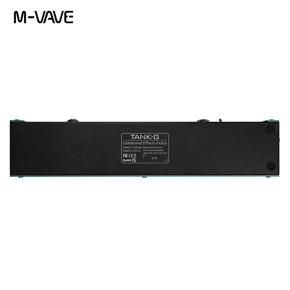 M-VAVE Tank-G Guitar Multi-Effects Pedal &ndash; Rechargeable