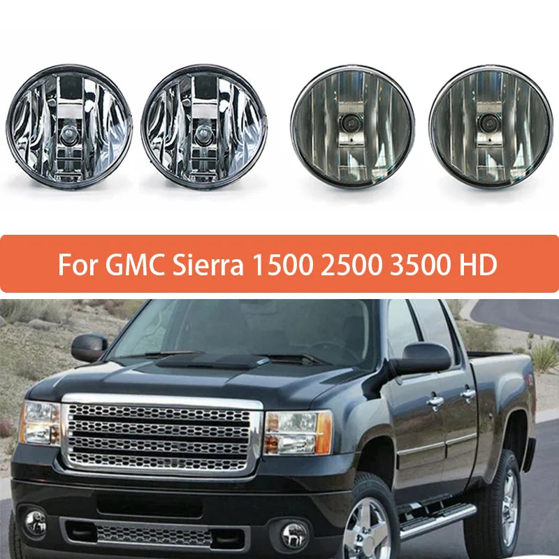 Asamblare lampă de ceață ABS pentru GMC Sierra 1500 2500 3500 HD 2007-2013