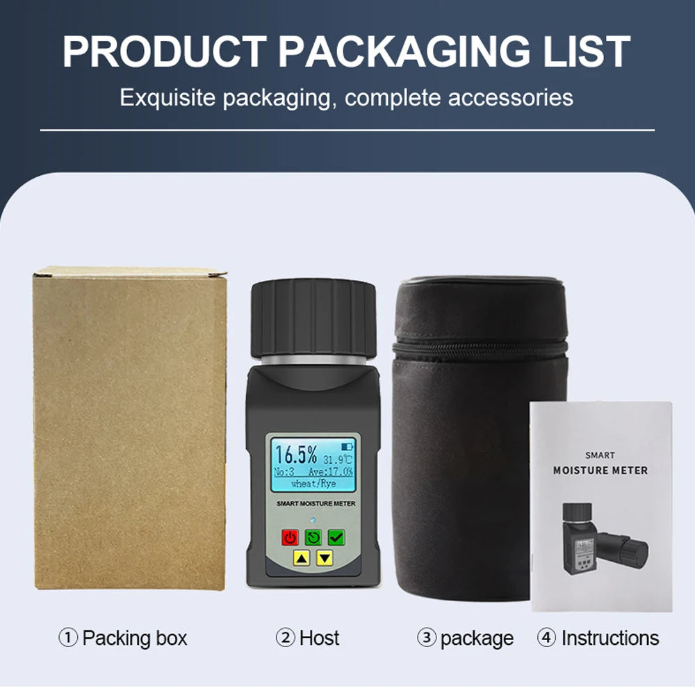 MG-pro Grain Moisture Meter &ndash; Digital Backlit Display Grain Moisture Meter