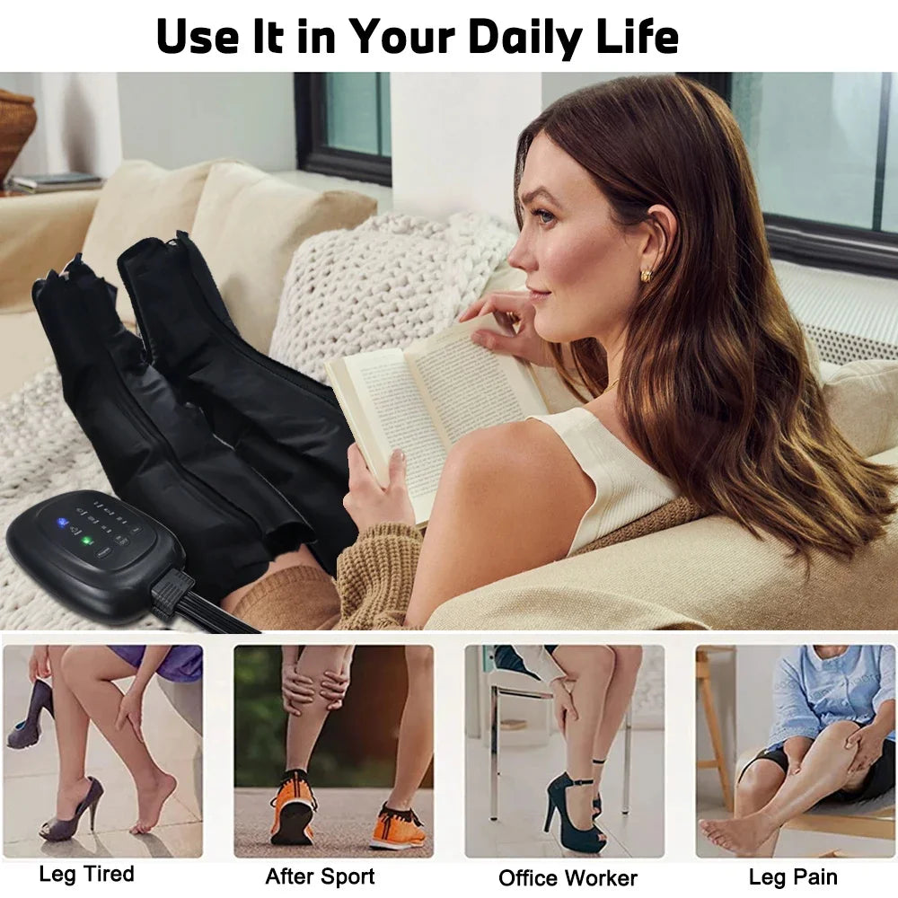 Pneumatic Leg Recovery System Massager &ndash; Circulation Boost
