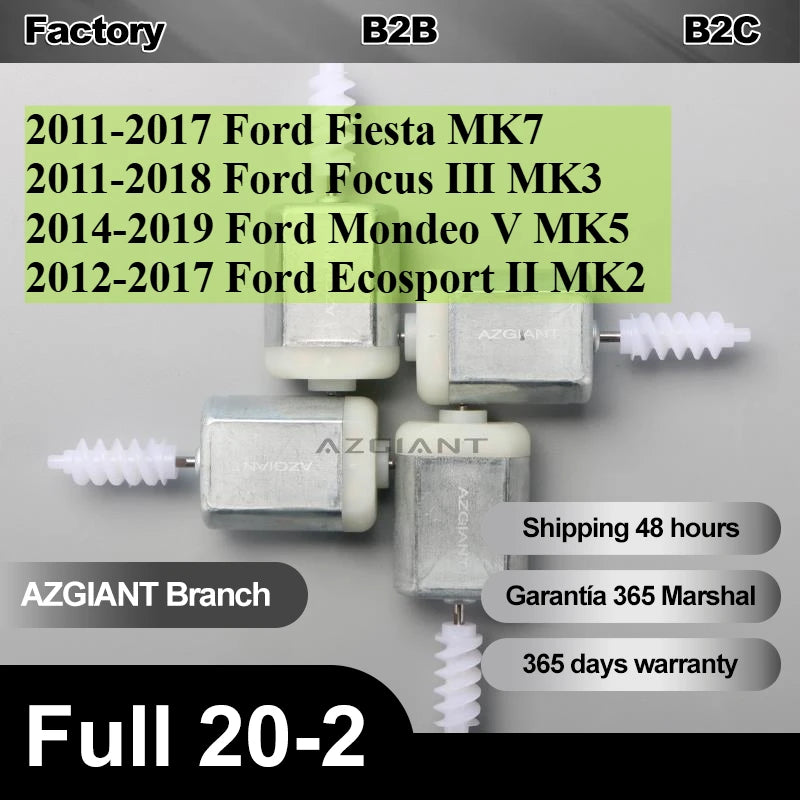 Zamjena mikro motora aktuatora brave vrata za Ford Fiesta, Focus, EcoSport, Mondeo