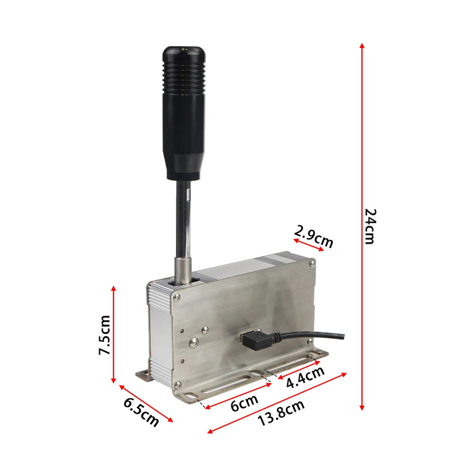 Logitech G29 Gear Shift Sequential Shifter for PC Racing, Stainless Steel