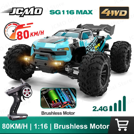 JCMO SG116MAX 80KM/H Brushless 4WD Off-Road RC Car