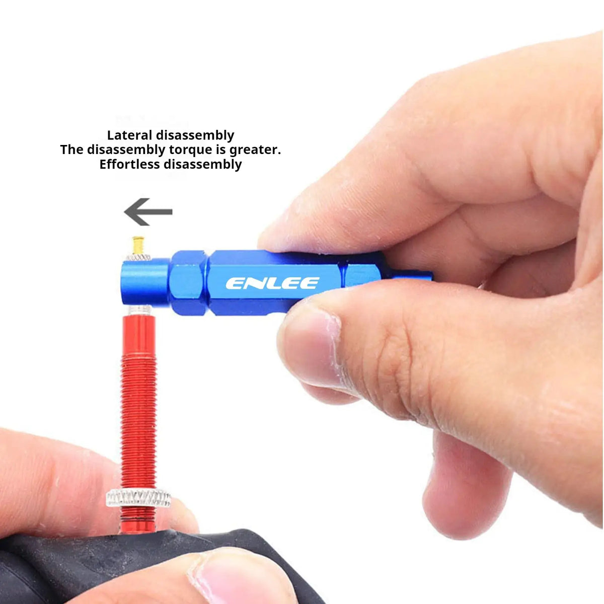 ENLEE Multi-Functional American-Style Valve Core Tool Bicycle Valve Stem Tire Valve Extension Rod Disassembly And Repair Wrench by InterCyprus Trading Ltd