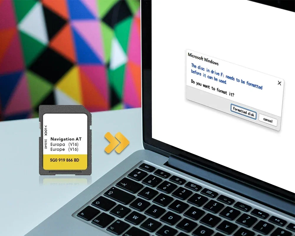 AT V18 For VW Golf 7 (5G) 2012-2015 16GB SD &ndash; Plug And Play