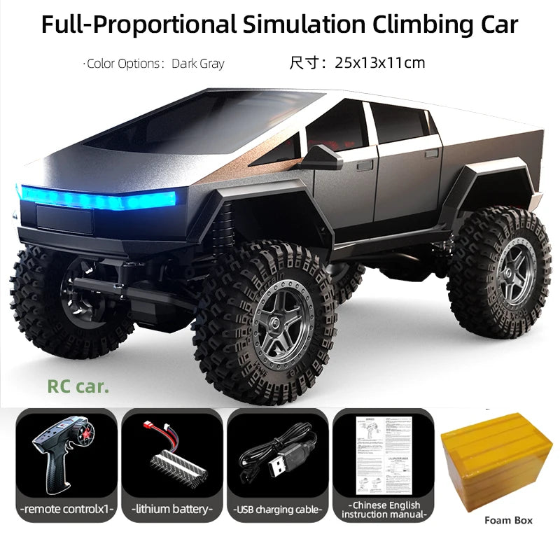 C8818 One Eighteen RC Vehicle &ndash; High Speed 4WD Off Road Gray Foam Box