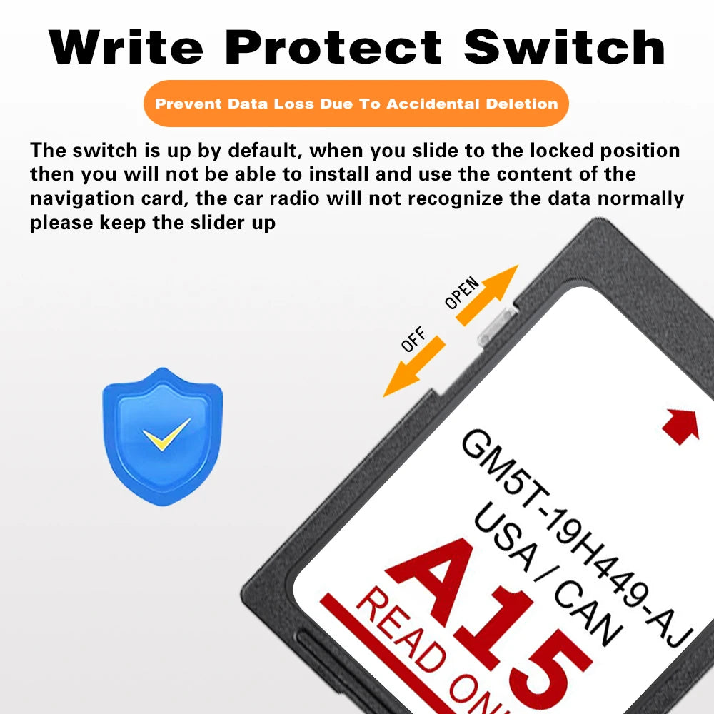 NAVINESA Ford Edge 2011-2015 Map SD Card 32GB &ndash; High Speed