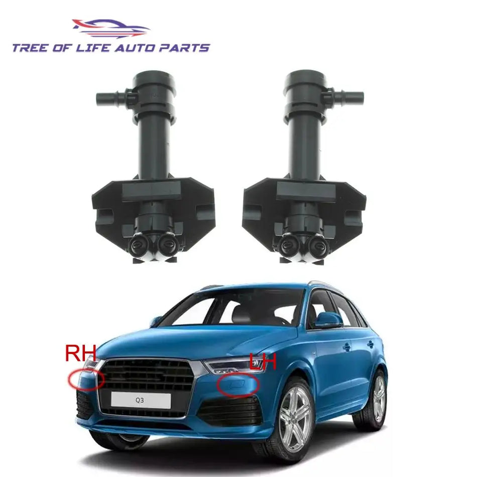 Помпа за дюза на миене на фарове за преден броня за Audi Q3 8U0 955 101C 102C Черна