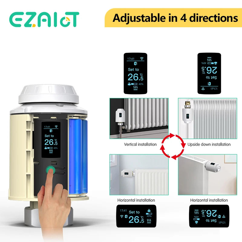 Tuya Zigbee Smart Radiator Valve &ndash; Voice Assistant Ready
