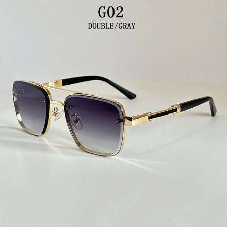 2025 New Square Sunglass &ndash; Vintage Anti UV Protection G02 / CHINA / As the picture