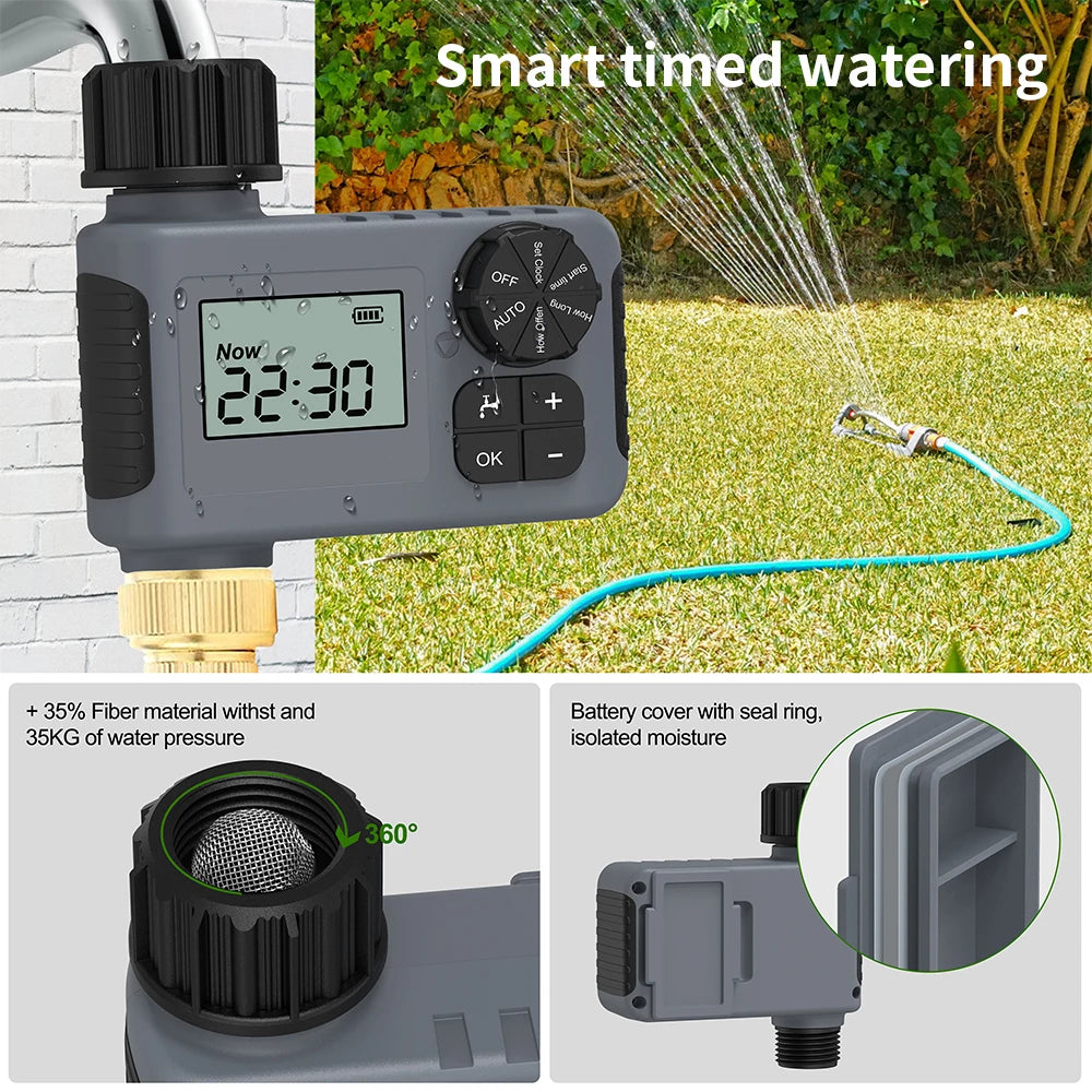 Automatic Irrigation Watering Timer &ndash; Programmable LCD Display