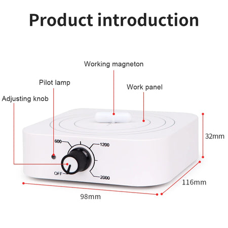 Mini Magnetic Stirrer LA078 &ndash; Adjustable Speed 300-2000rpm