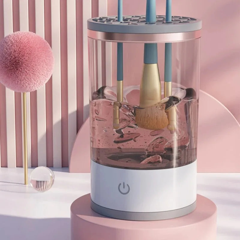 3 In 1 Electric Makeup Brush Cleaner &ndash; Sonic Deep Cleaning