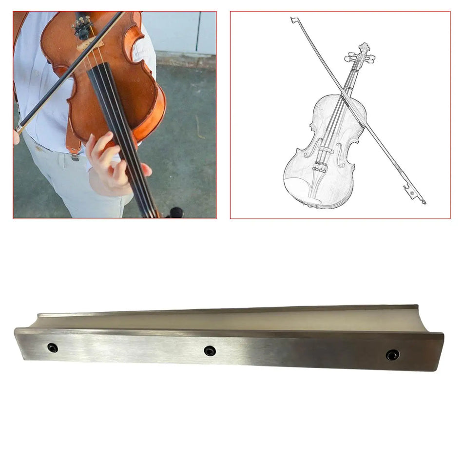 Violin Fingerboard Holder - Durable Metal Clamp Tool Default Title