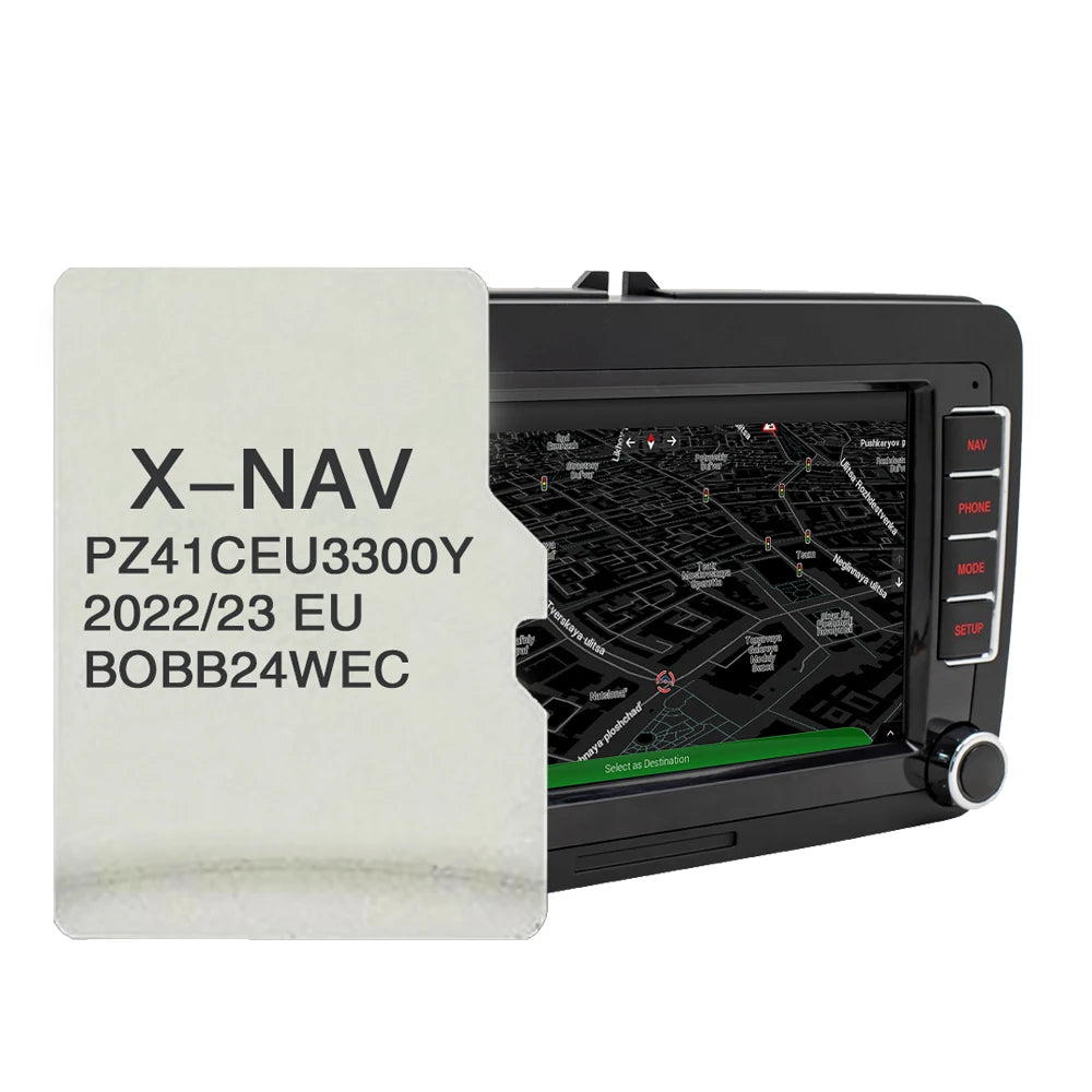 Toyota AYGO X-NAV TF Card &ndash; Plug-and-Play Europe Maps