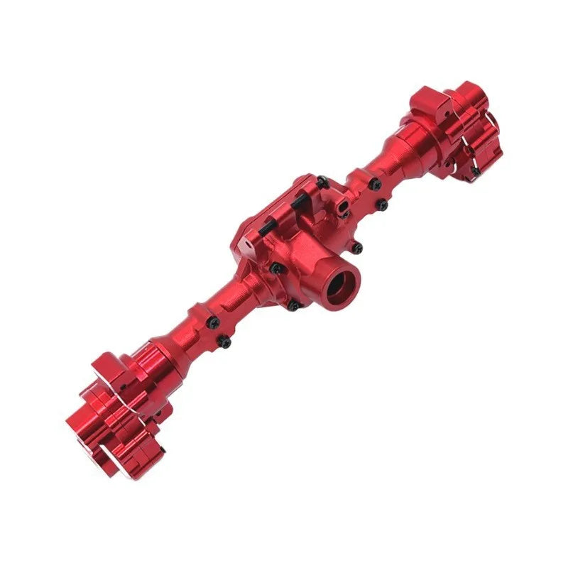HB 1/10 RC Car Accessories &ndash; Metal Front Rear Axle Housing Rear Axle-Red