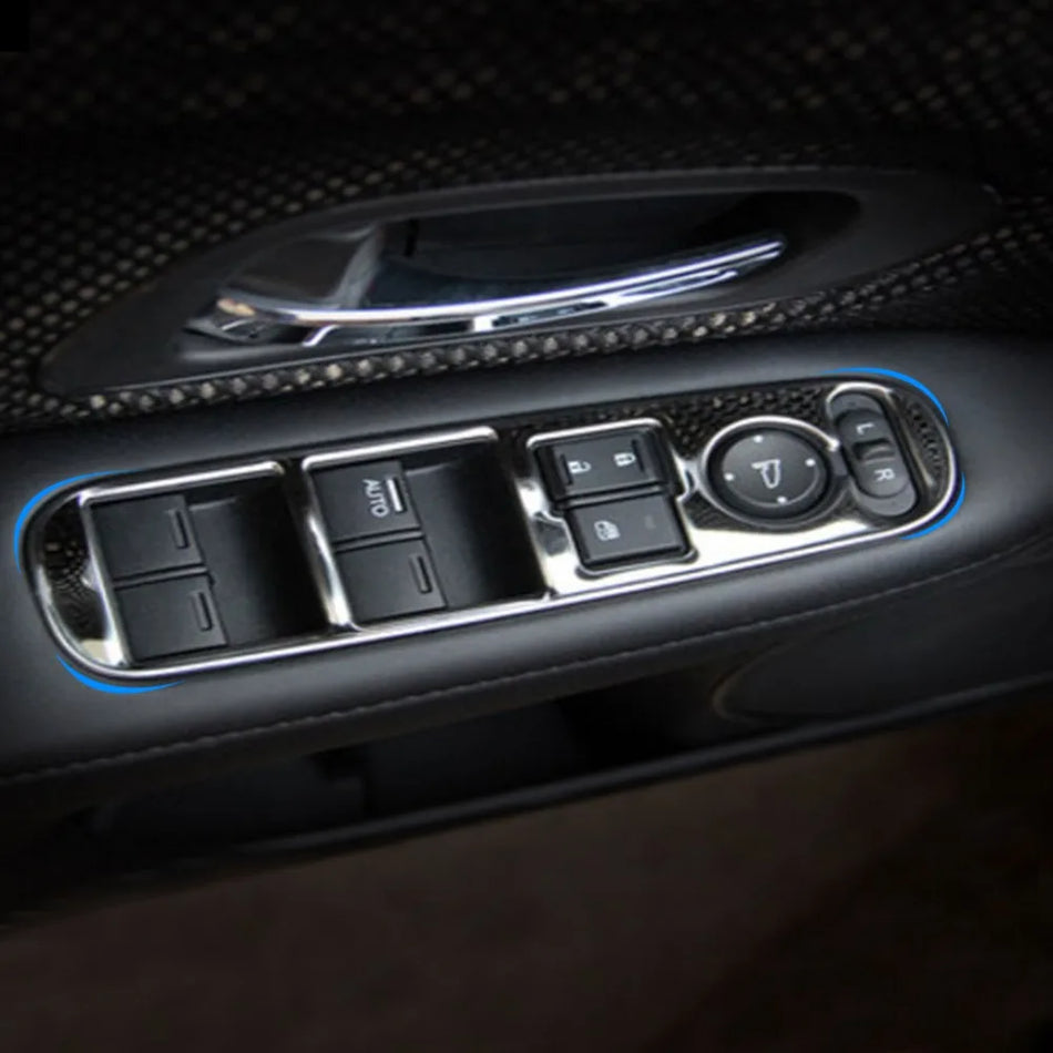 Obložení pro panel okna Honda Vezel HRV z chromu LHD 2014-2022, přímá náhrada