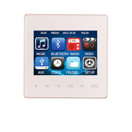 CEKPINL Bluetooth Wall Amplifier with Touch Control and Multi-Channel Output 4X25W- Gold