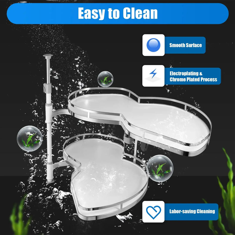 Corner Shelves for Cabinet Storage - Space Saving Design GERMANY