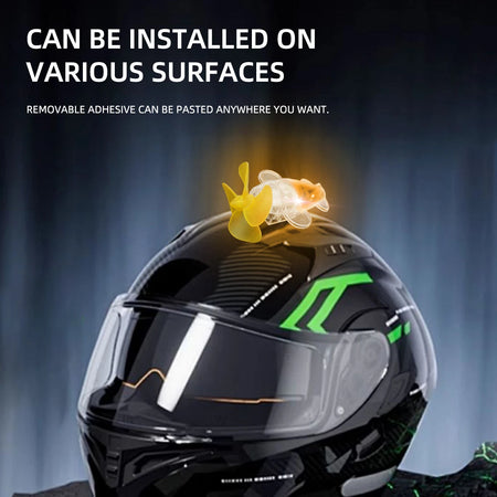 Wind Powered LED Motorcycle Strobe Lights &ndash; Creative Safety Decoration