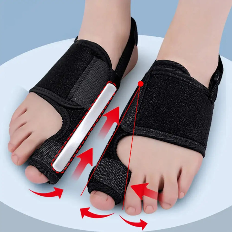 Soft Bunion Corrector Toe Separator With Adjustable Strap