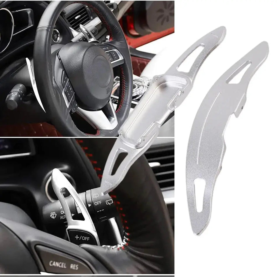 Aluminum Alloy Paddle Shifter Extensions for Mazda 3 6 CX3 CX5 CX9 MX5 by InterCyprus Trading Ltd