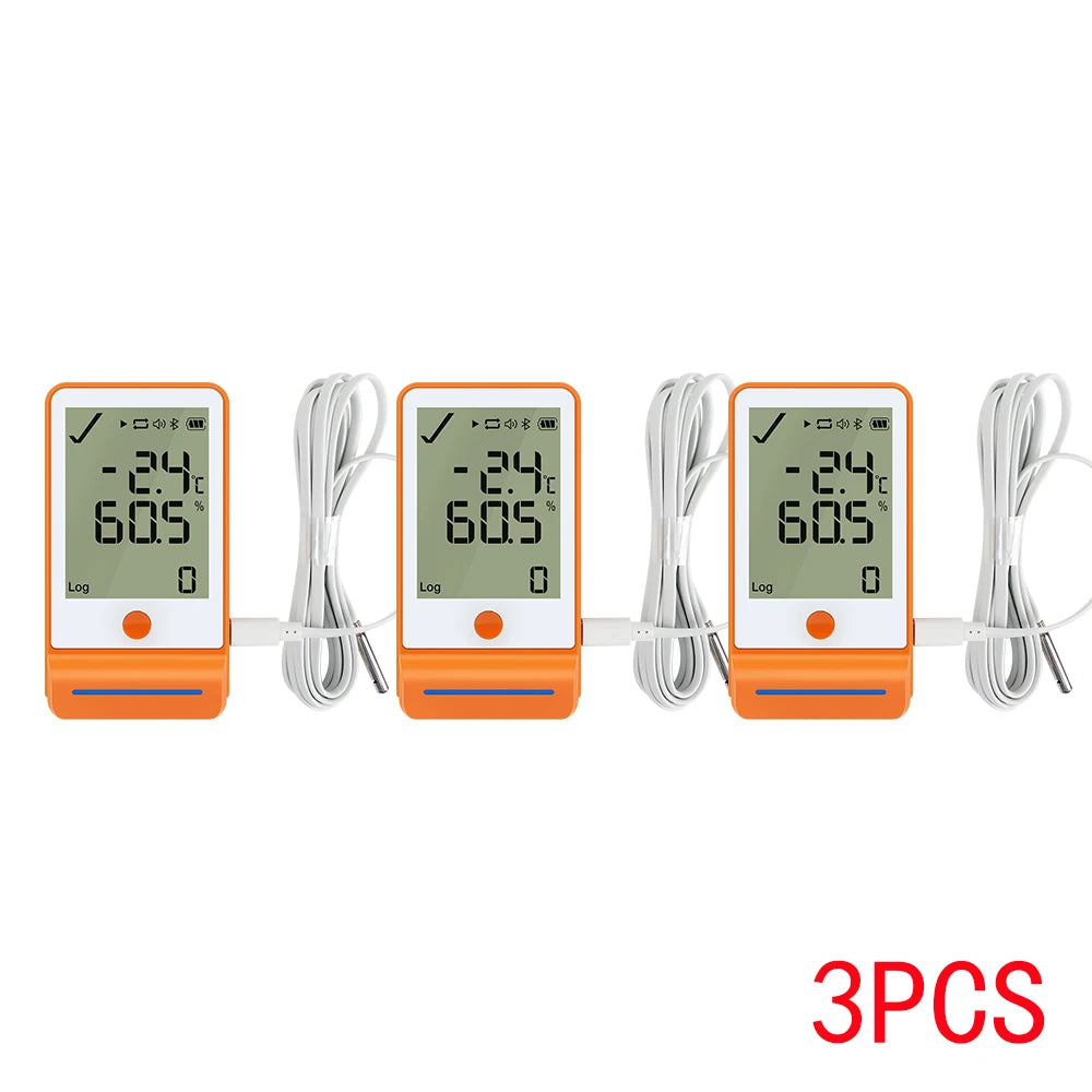 GSP-6Pro USB Data Logger &ndash; Bluetooth Temp Humidity Recorder 3 PCS