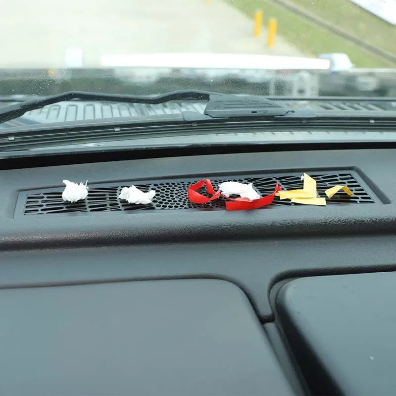 Copertura in rete d'aria nera per cruscotto in acciaio inossidabile H2 2003 2007