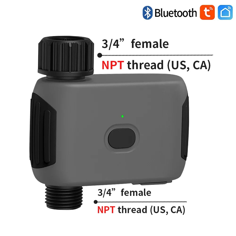 Smart Tuya Bluetooth Garden Water Timer - Alexa Compatible, Rain Delay, Automatic Irrigation US Version 1Pcs / CHINA / Bluetooth Version