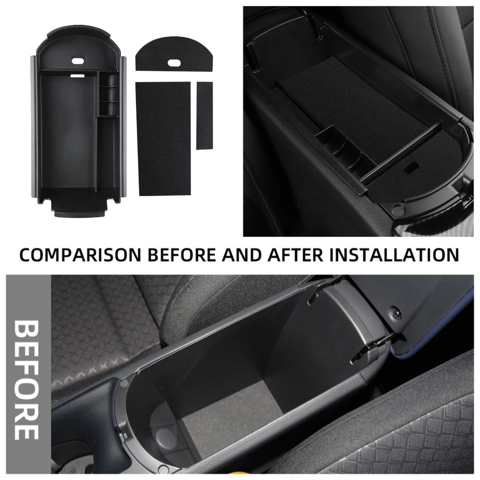 Αποθήκευση Κουτιού Υποβραχιόνιου Για Toyota C-HR 2016-2022 Οργανωτής Κέντρου Κονσόλας Από ABS Πλαστικό