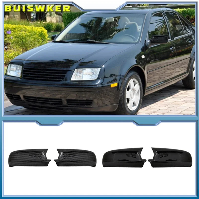Tampa de Espelho Estilo Bat para VW Golf MK4 Retrovisor 2 Peças
