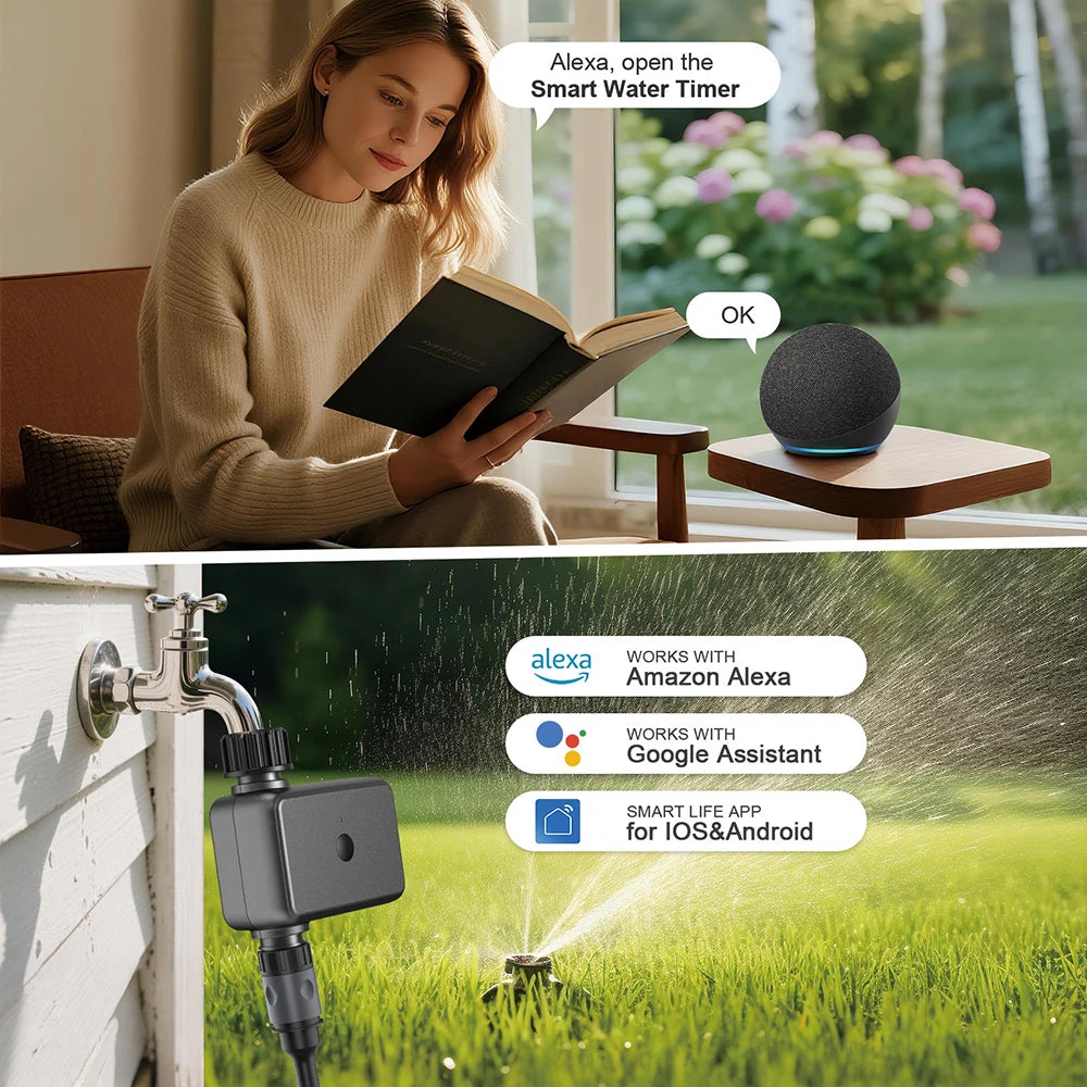 Tuya Zigbee Water Timer 1 Zone &ndash; Programmable Irrigation