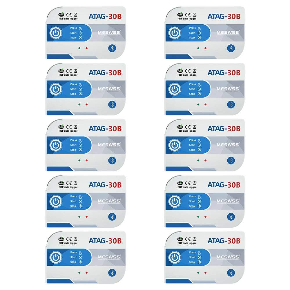 2025 USB Temperature Data Logger &ndash; Bluetooth 65000 Points 10 pcs