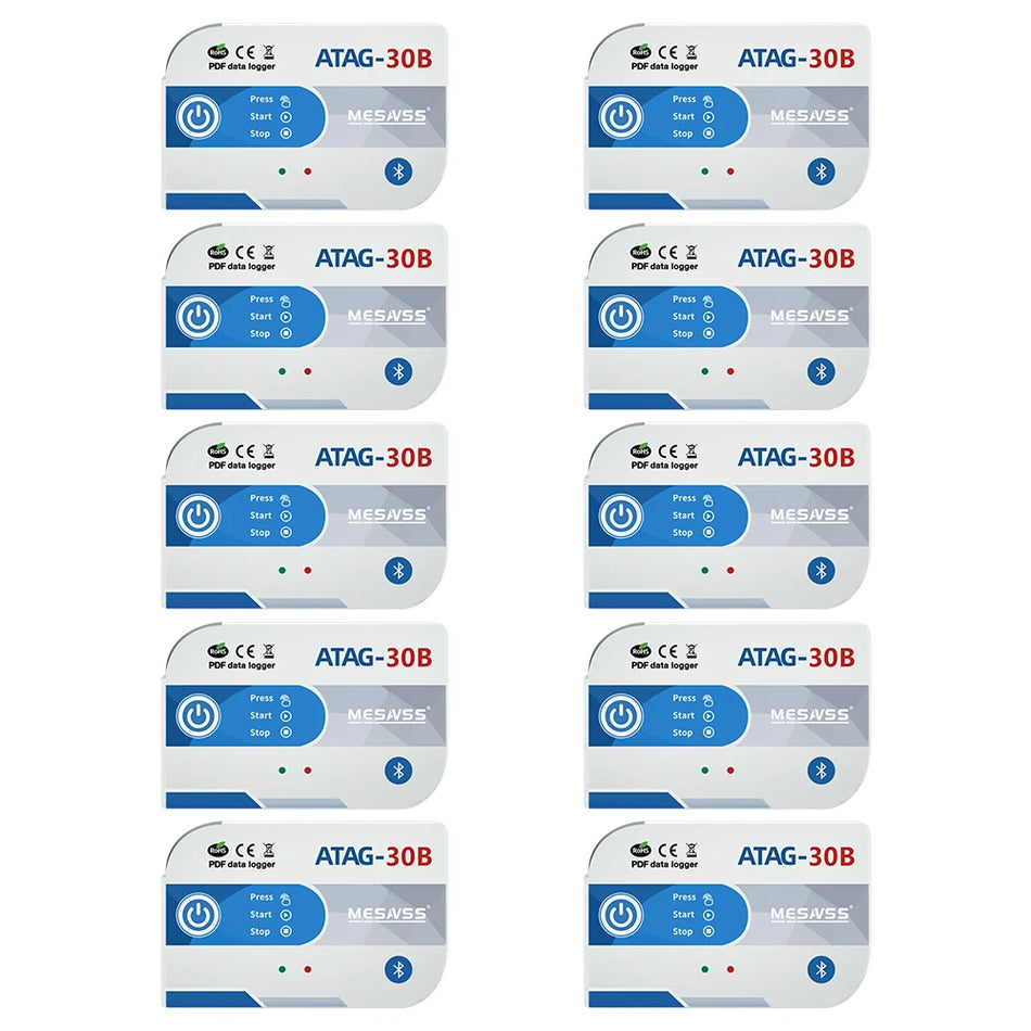 2025 USB Temperature Data Logger &ndash; Bluetooth 65000 Points 10 pcs