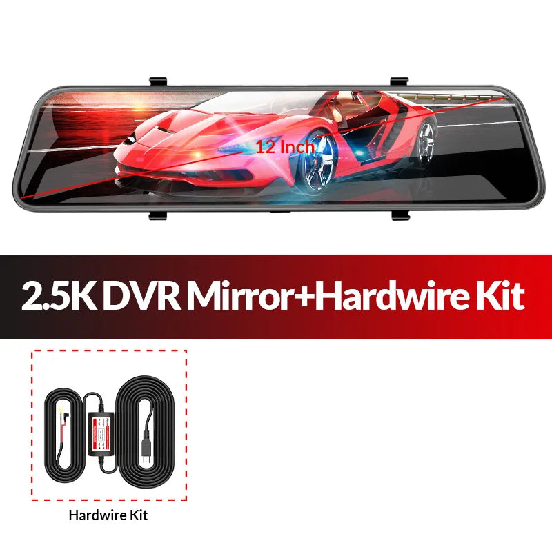ACCEO 2.5K Car DVR Mirror &ndash; Built-In WiFi And 24H Parking A38-KIT / 32G