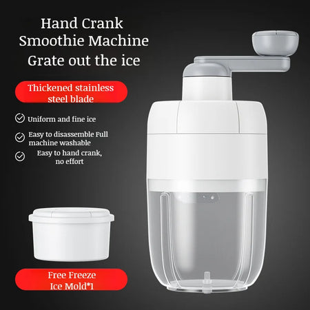 Home Small Ice Crusher &ndash; Effortless Manual Ice Crushing