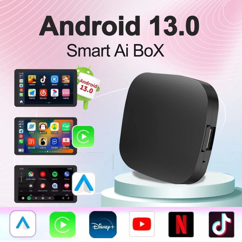 Toyota CarPlay AI Box με Ασύρματο Android Auto, Android 13