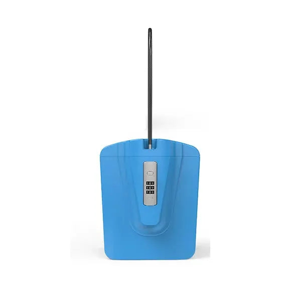 Summer Portable Color Beach Safe Box - Three-Digit Lock Blue