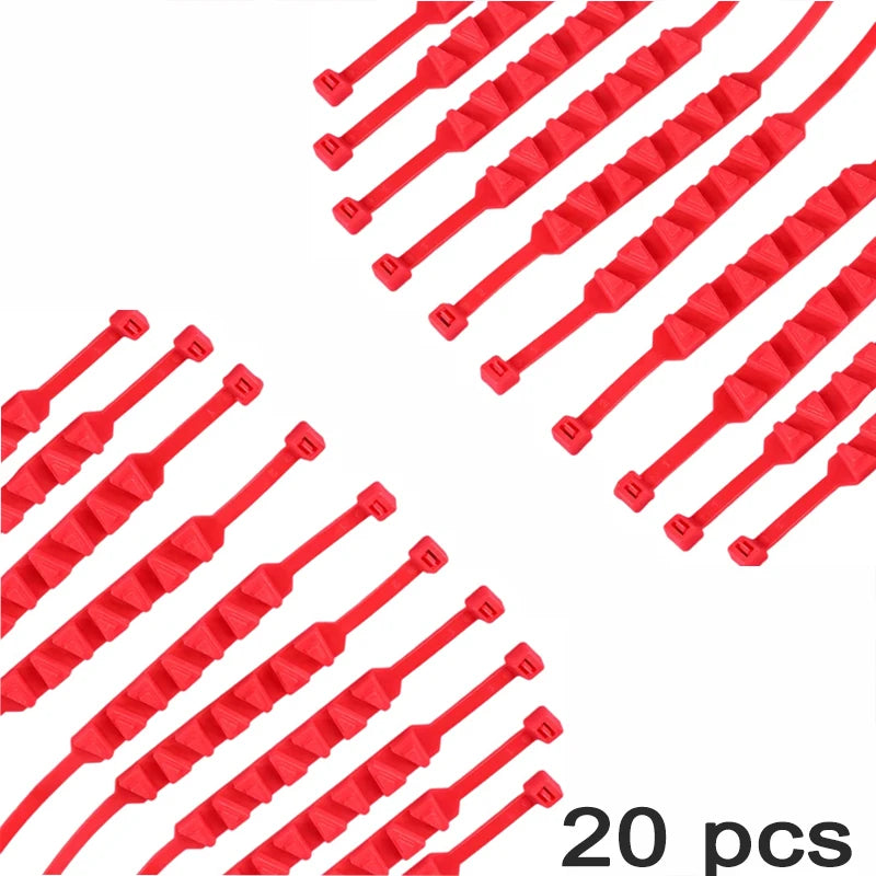 Safety Tyre Chain Winter Anti-Skidding Wheel Chains &ndash; Grip Red 20pcs