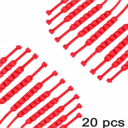Safety Tyre Chain Winter Anti-Skidding Wheel Chains &ndash; Grip Red 20pcs