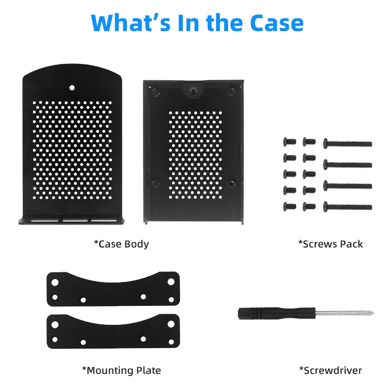 Raspberry Pi 4 Aluminum Alloy Case &ndash; Enhanced Cooling Support