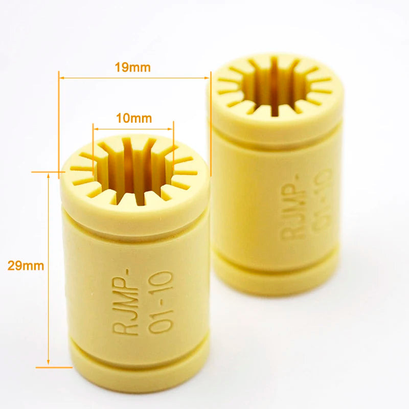 RJMP-01-10 Linear Bearing &ndash; Solid Polymer 10x19x29mm