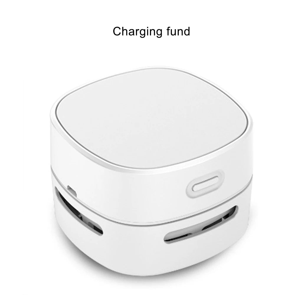 Mini Desk Vacuum &ndash; Rechargeable Cordless Dust Catcher Charging
