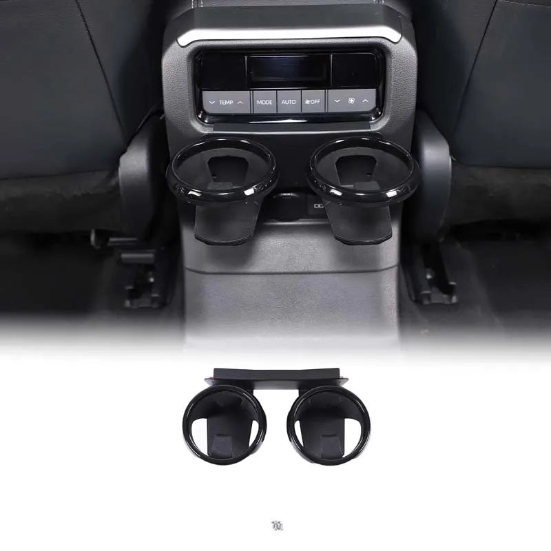 Toyota Prado LC250 için Karbon Çelik Siyah Armfer Bardak Tutucu