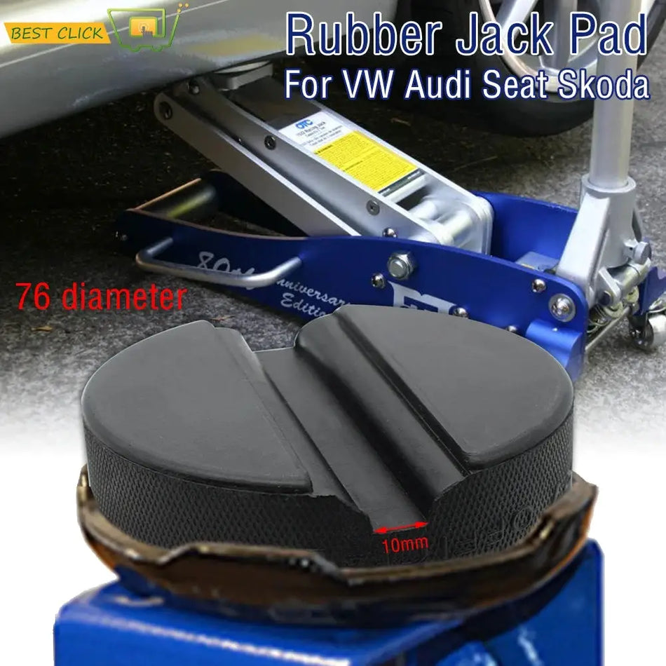 For VW SEAT SKODA AUDI Floor Slotted Car Rubber Jack Pad Frame Protector Adapter Jacking Tool Pinch Weld Side Lifting Disk Guard by InterCyprus Trading Ltd