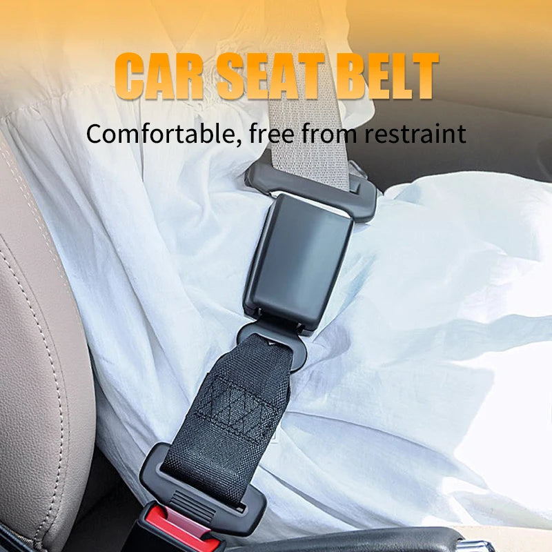 Autogordelverlengstuk 23cm met verstelbare clipsluiting, universele verlenging